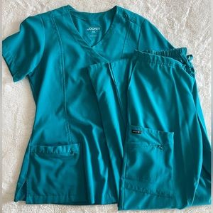 Jockey scrubs - teal blue